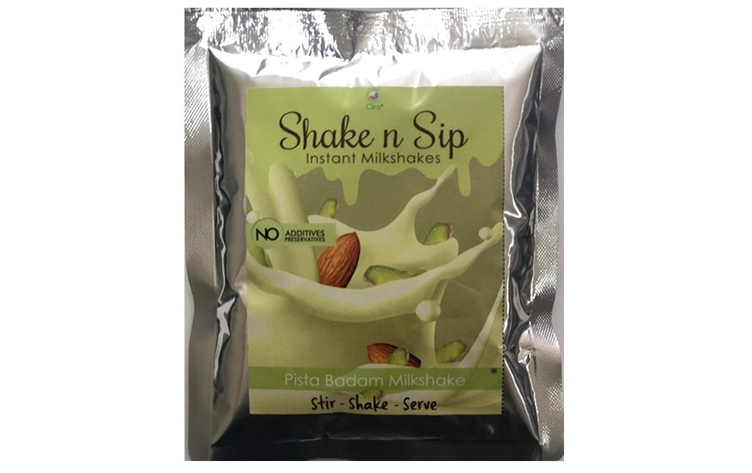 Cira Shake n Sip Pista Badam Milkshake   Pack  75 grams